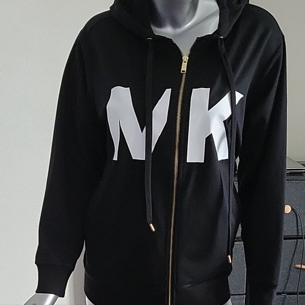 Michael Kors Black Hoodie Jacket